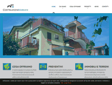 Tablet Screenshot of costruzionimariani.it